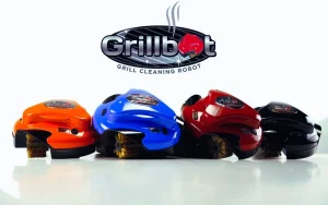 Grillbot Reviews of colorful grill cleaning robots