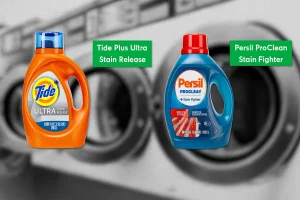 Tide vs Persil stain fighter showing is Persil better than Tide