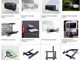 Types of Hitch Cargo Carriers