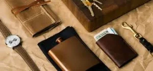 Bespoke Post review with watch, wallet, flask, and key accessories