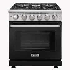 Best gas range with black and silver design