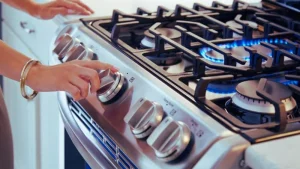 Modern kitchen featuring the best ranges for home cooking 