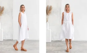 Perfect White Linen Dress