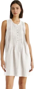 White Linen Dress