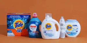 Tide and Persil detergents showing is Persil better than Tide.
