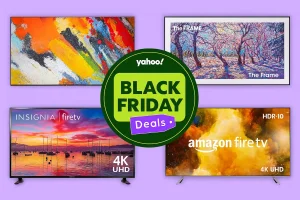 Black Friday TV deals display