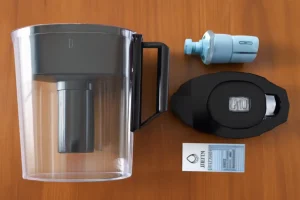 Brita water filter parts layout
