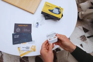Audien Atom Pro 2 unboxing with manuals and accessories