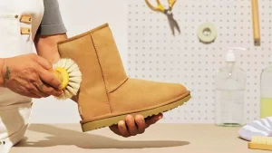 How to clean UGGs using a soft brush and gentle cleaner