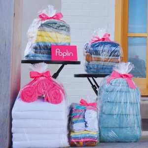 Poplin Laundry packages ready for delivery
