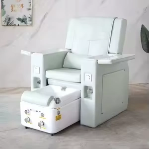 Modern white pedicure spa chair