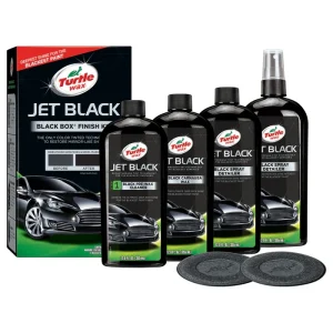 Turtle Wax Jet Black Black Box Finish Kit