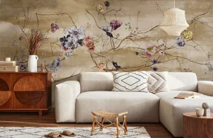 Floral Murals in Interior Design