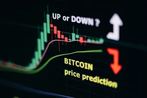 Bitcoin price prediction screen