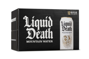 Displays Liquid Death Mountain Water