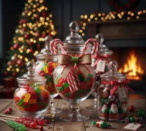 christmas candy jar 