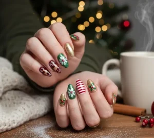 christmas nails