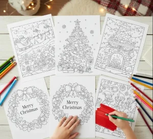 christmas ornaments coloring pages