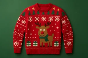 couples ugly christmas sweaters