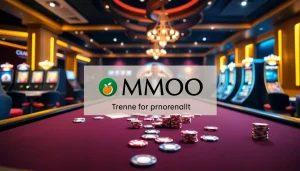 Experience the excitement of mmoo with vibrant casino elements like poker and roulette.