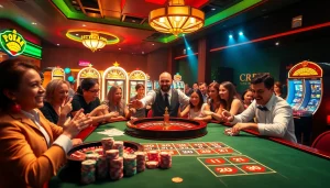 Engaging players strategizing at a casino table with credit rapid insights for better financial decisions.