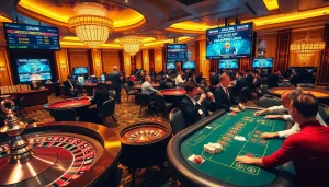 Experience the excitement of go8's luxurious casino gaming with high-stakes poker tables and roulette wheels.