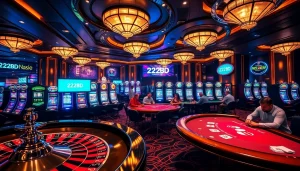 Experience the thrill of 222BD at a vibrant casino with exciting games and luxurious atmosphere.