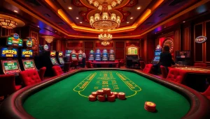 Experience the thrill of a top club casino with vibrant games and high-stakes poker tables.