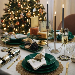 luxury christmas table decorations 