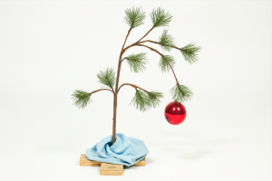 diy charlie brown christmas tree