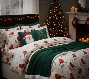 christmas bedding single 