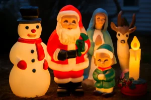 christmas blow molds