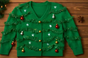 christmas cardigan women