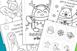 Best christmas coloring sheets