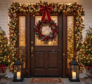 christmas door decorations apartment 