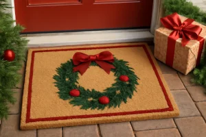 christmas door mat