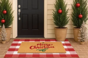 christmas mat for front door 