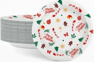 christmas plates set 