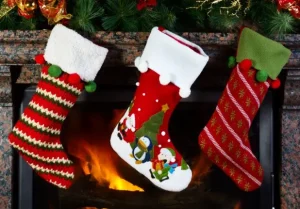 christmas socks drawing