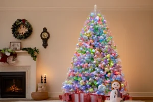 christmas tree with lights small 