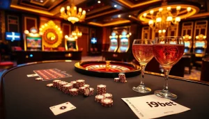 Experience the thrill of i9bet with vibrant casino tables and stunning gaming visuals.