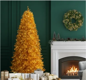 champagne gold christmas tree