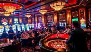 Experience thrilling game bài đổi thưởng action with vibrant casino visuals.