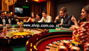 Experience the thrill of casino gaming at https://slvip1.com.ph/ with immersive roulette action and vibrant stakes.