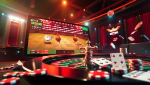 Experience the excitement of Nhà cái đá gà in a vibrant online gambling scene filled with betting action.