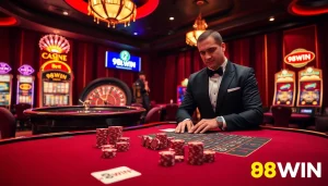 Experience the thrill of winning with 98WIN in an upscale casino atmosphere featuring exciting games.