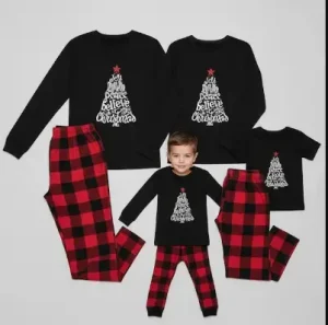 matching christmas pajamas cotton