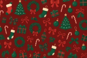 preppy christmas wallpaper