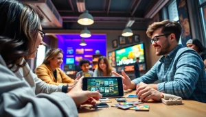 DOPAオリパ 招待コードが、カラフルなトレーディングカードと友好的なゲーミング雰囲気の中で紹介されています。