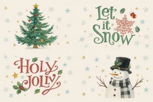 blue christmas pillow covers 